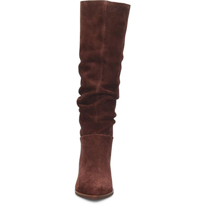 Darlene - Burgundy Suede