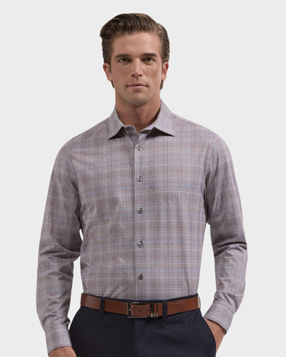 James OoohCotton Plaid Shirt - Burgundy
