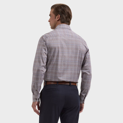 James OoohCotton Plaid Shirt - Burgundy