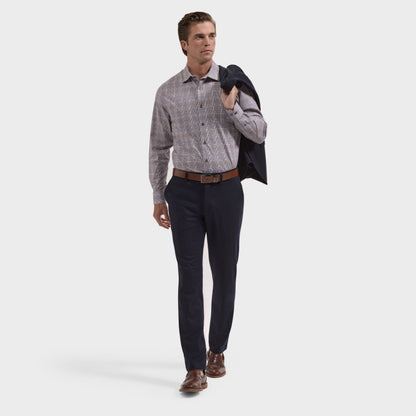 James OoohCotton Plaid Shirt - Burgundy
