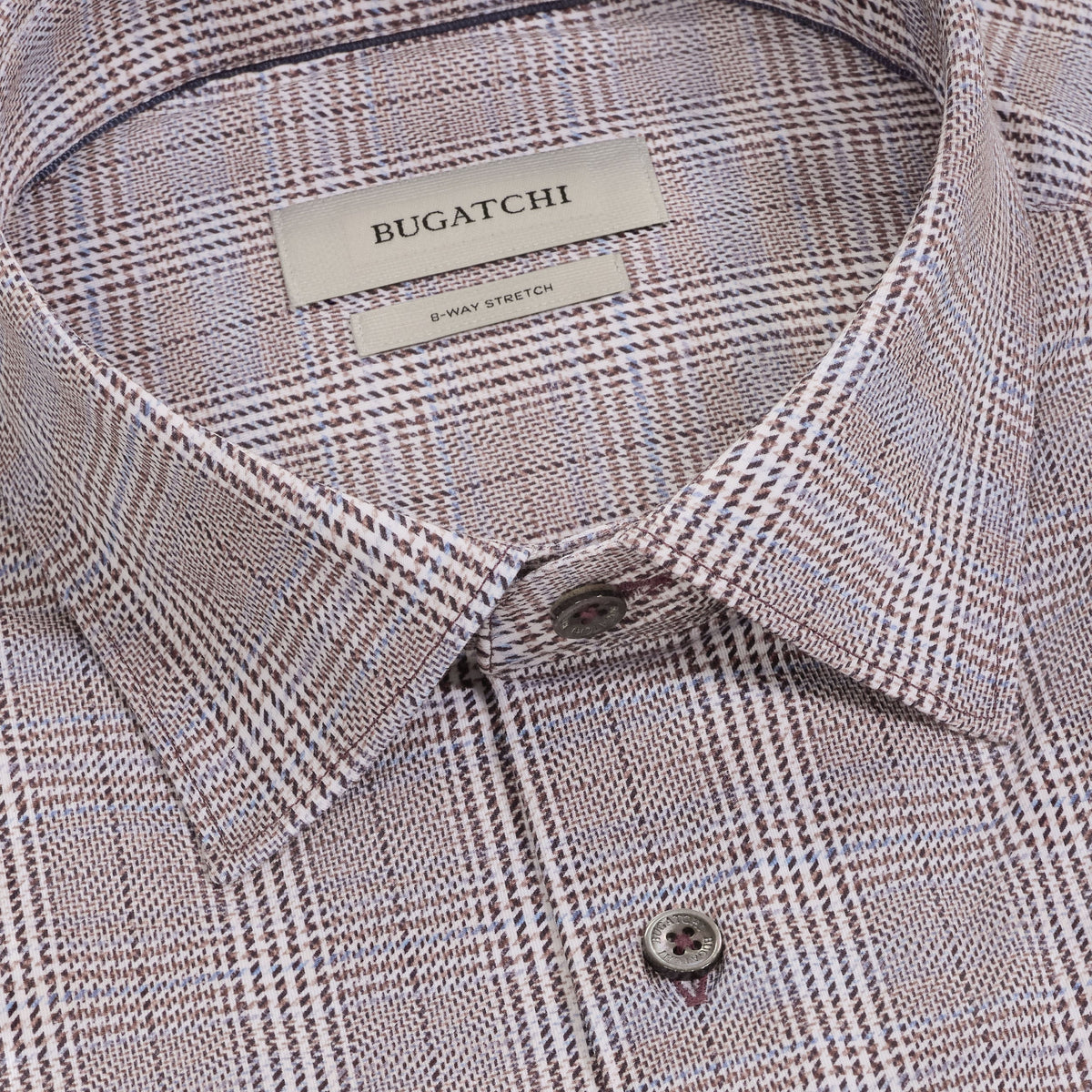 James OoohCotton Plaid Shirt - Burgundy