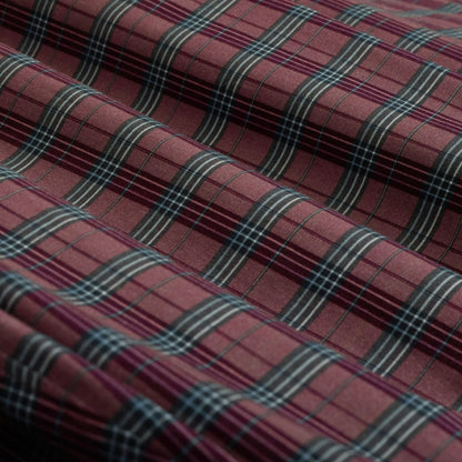 James OoohCotton Plaid Shirt - Burgundy