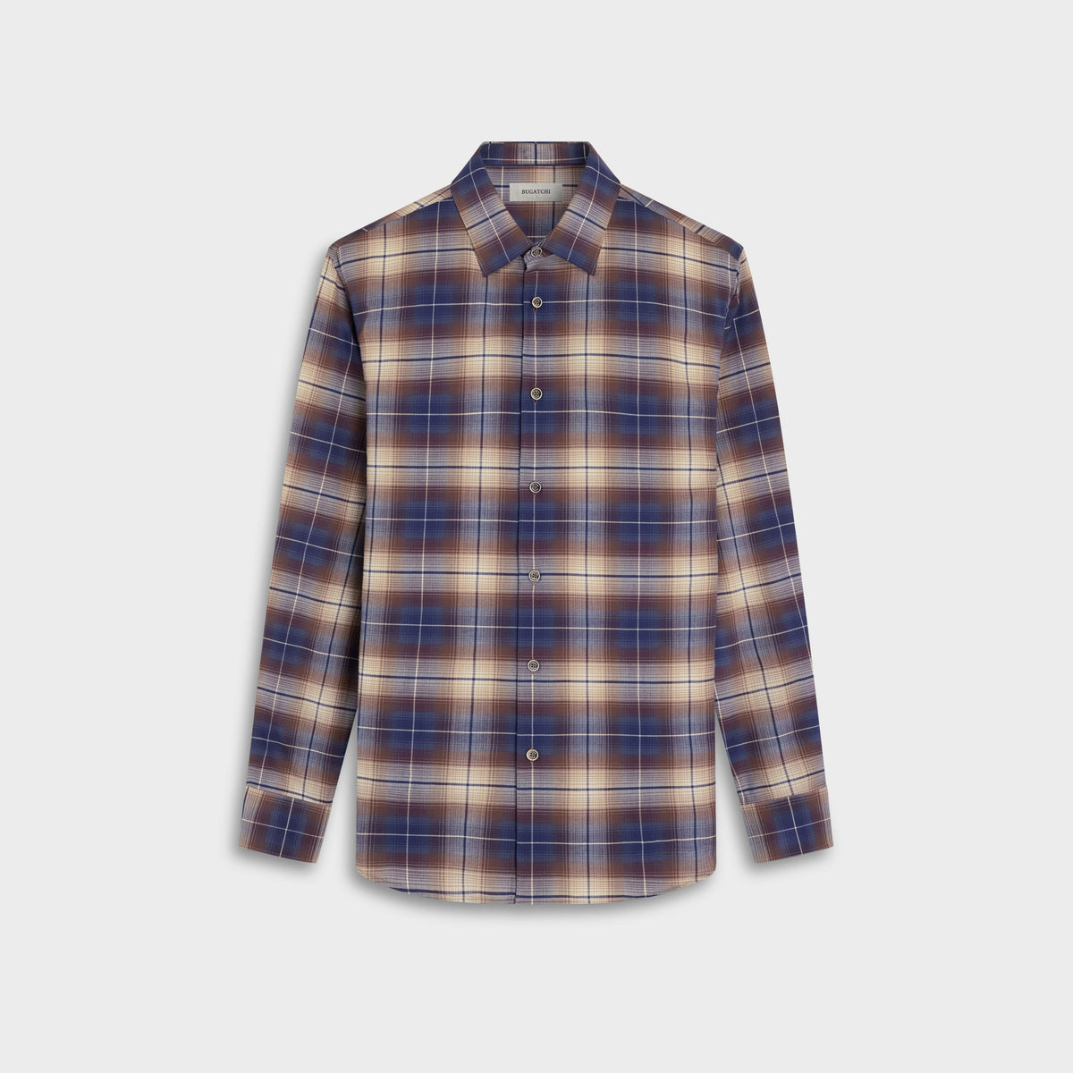 Julian Plaid Shirt - Tobacco