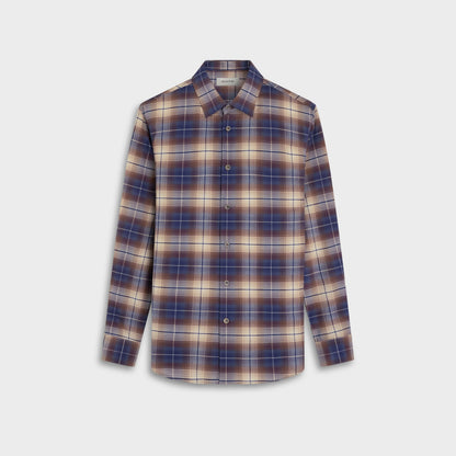 Julian Plaid Shirt - Tobacco