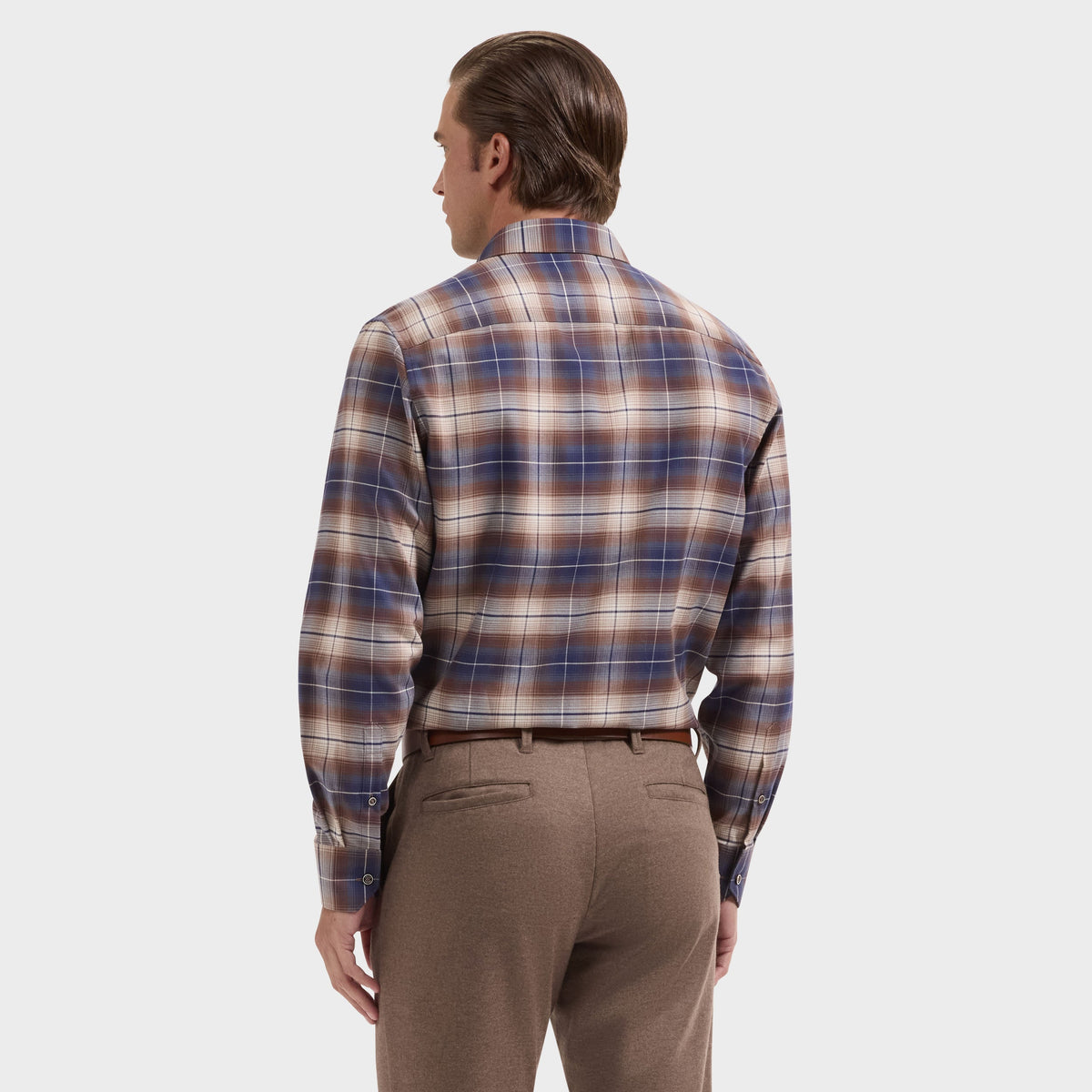 Julian Plaid Shirt - Tobacco