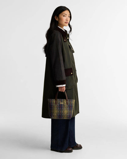 Mini Quilted Tote Bag - Classic Tartan