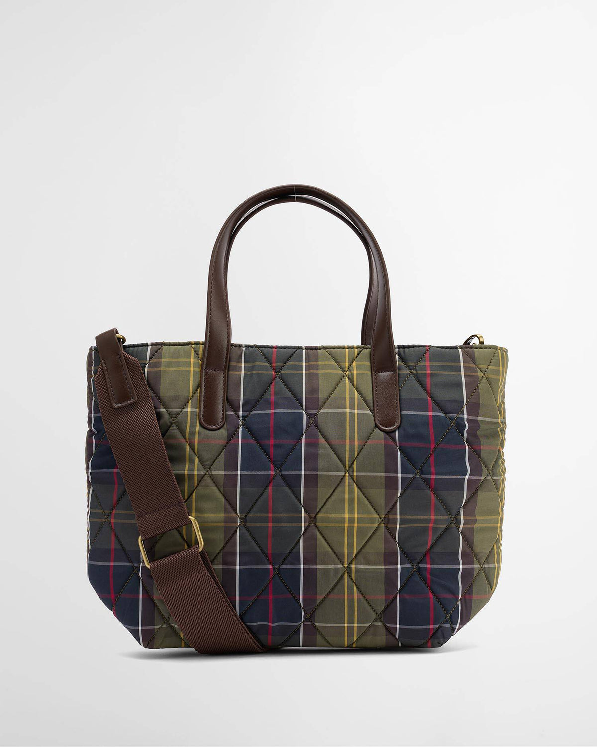 Mini Quilted Tote Bag - Classic Tartan