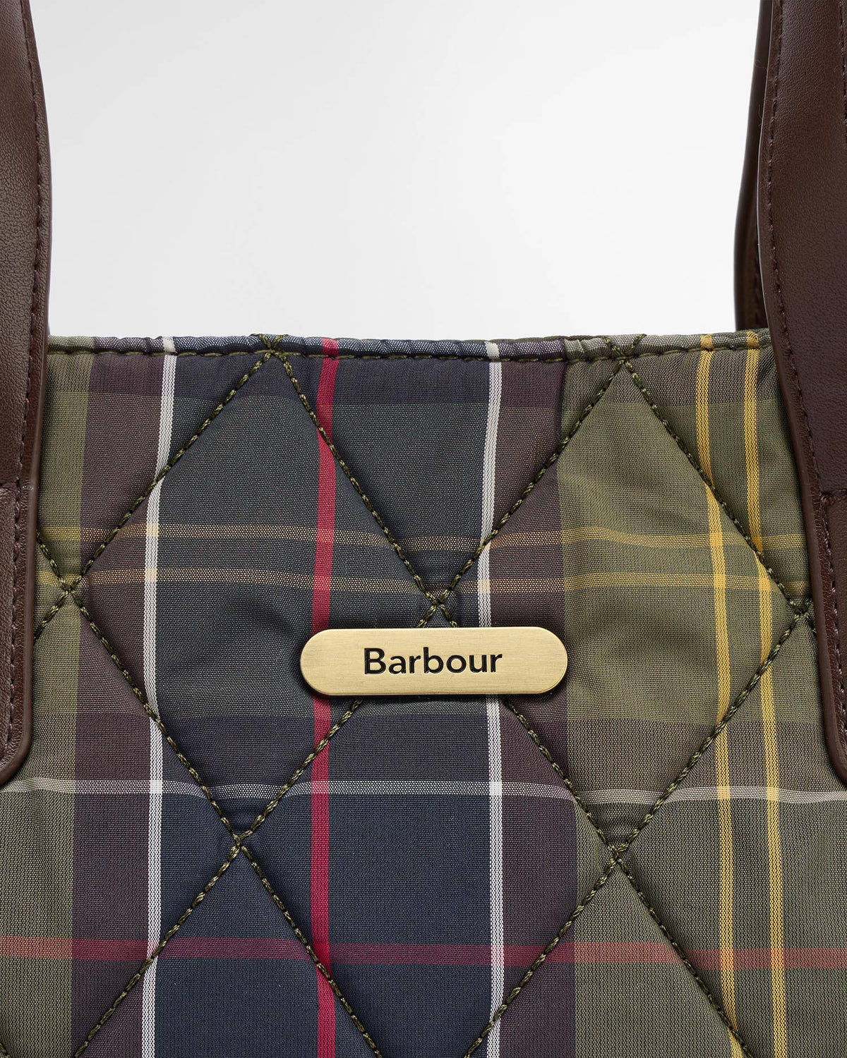 Mini Quilted Tote Bag - Classic Tartan