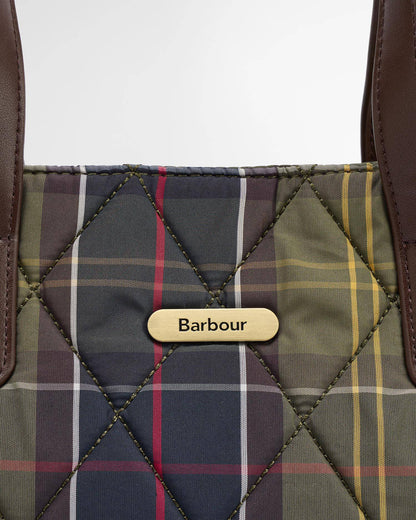 Mini Quilted Tote Bag - Classic Tartan