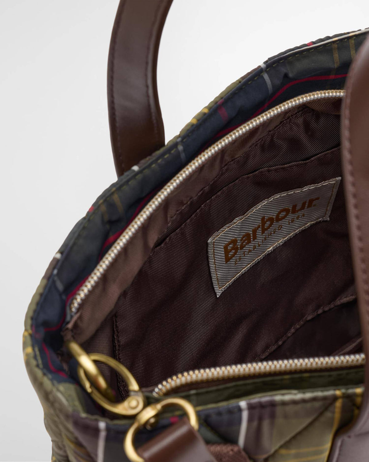 Mini Quilted Tote Bag - Classic Tartan