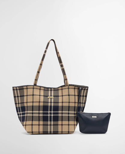Layla Tartan Large Tote Bag - Birchwood Dress Tartan