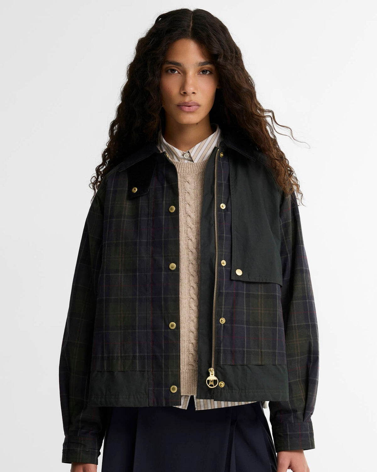 Truro Casual Jacket - Shadow Classic/Dk Fern/Mixed Tartan