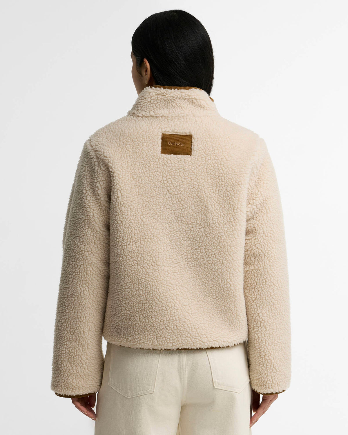 Elenora Casual Fleece Jacket - Ecru