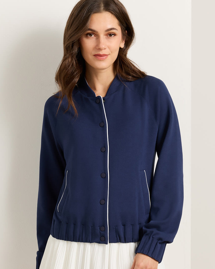 Flora Knit Bomber