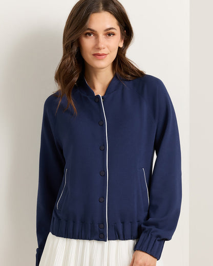 Flora Knit Bomber