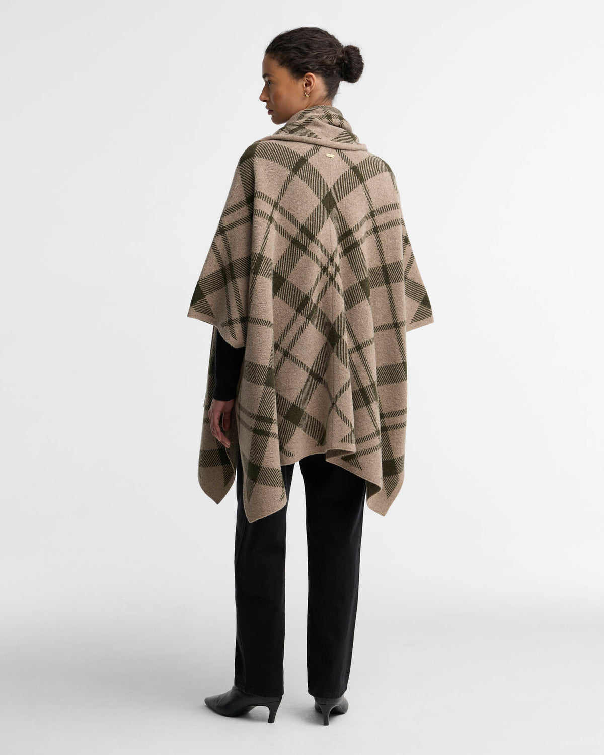 Vienna Knitted Cape - Warm Trench Multi