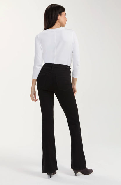 Bobbie Baby Boot black stretch bootcut pants by LIVERPOOL LOS ANGELES