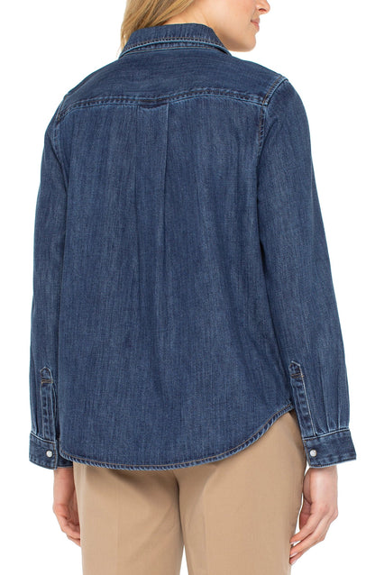 Button Down Shirt W/Pockets