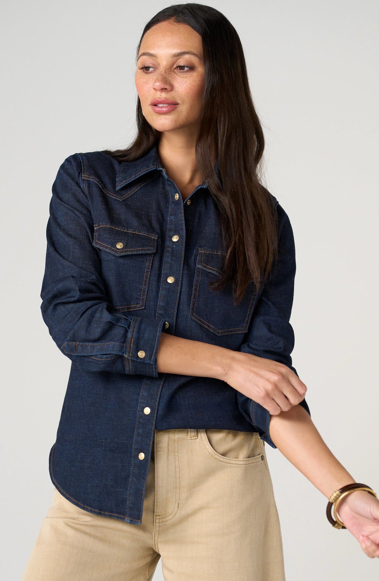 Western Slim Shirt - Triple Crown