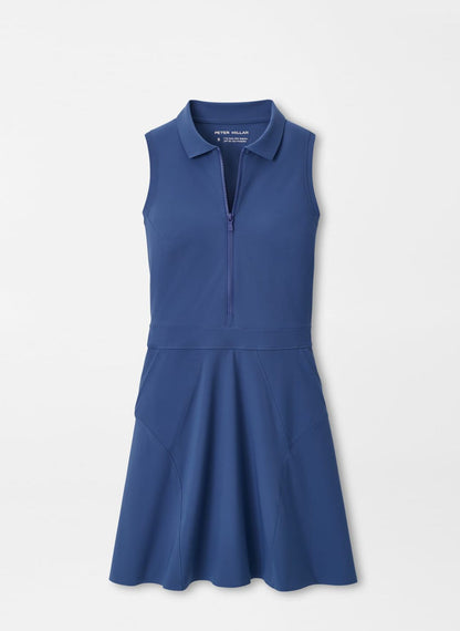 Bingham Sleeveless Sport Dress in blue with moisture-wicking stretch fabric by PETER MILLAR