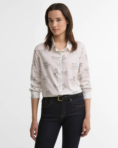 Safari Relaxed Long-Sleeved Shirt - Multi Horse
