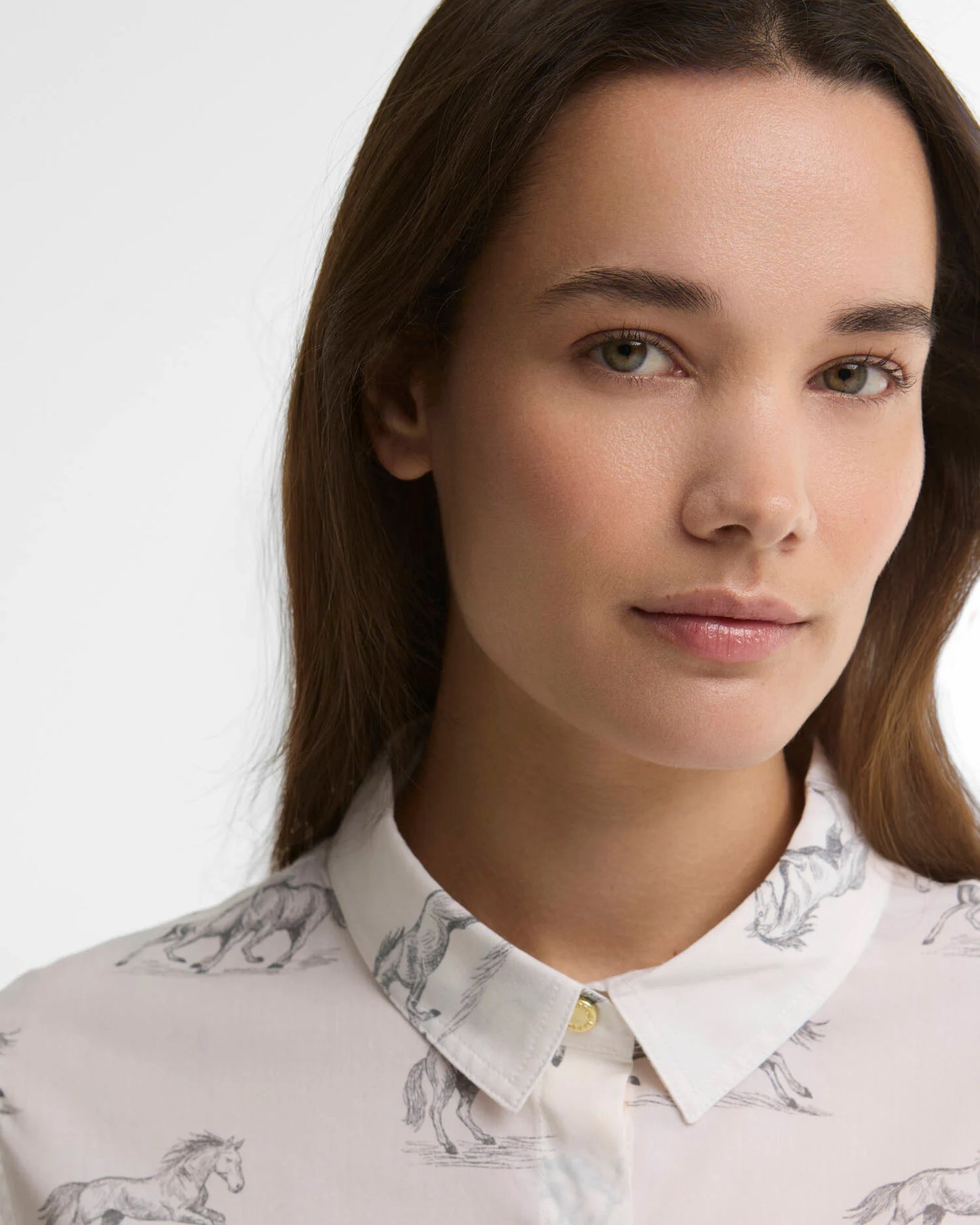 Safari Relaxed Long-Sleeved Shirt - Multi Horse
