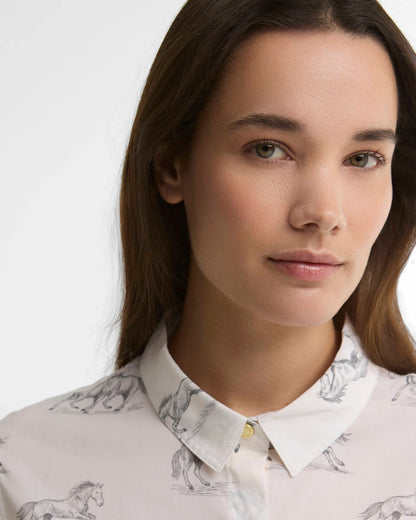 Safari Relaxed Long-Sleeved Shirt - Multi Horse