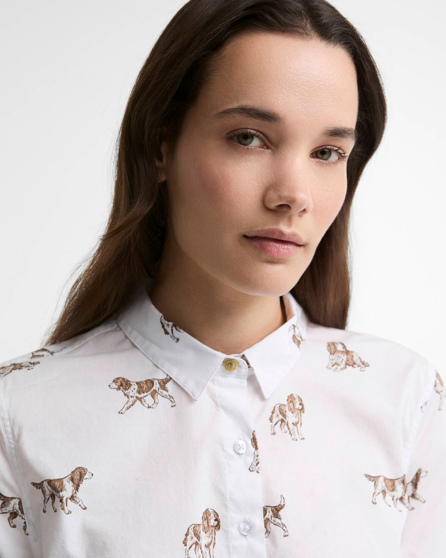 Brambles Tailored Long-Sleeved Shirt - Multi Bird