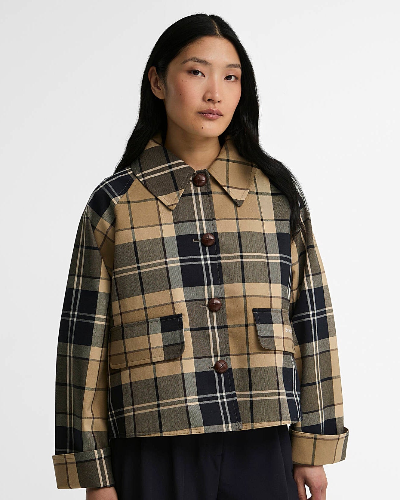 Delilah Tartan Showerproof Jacket