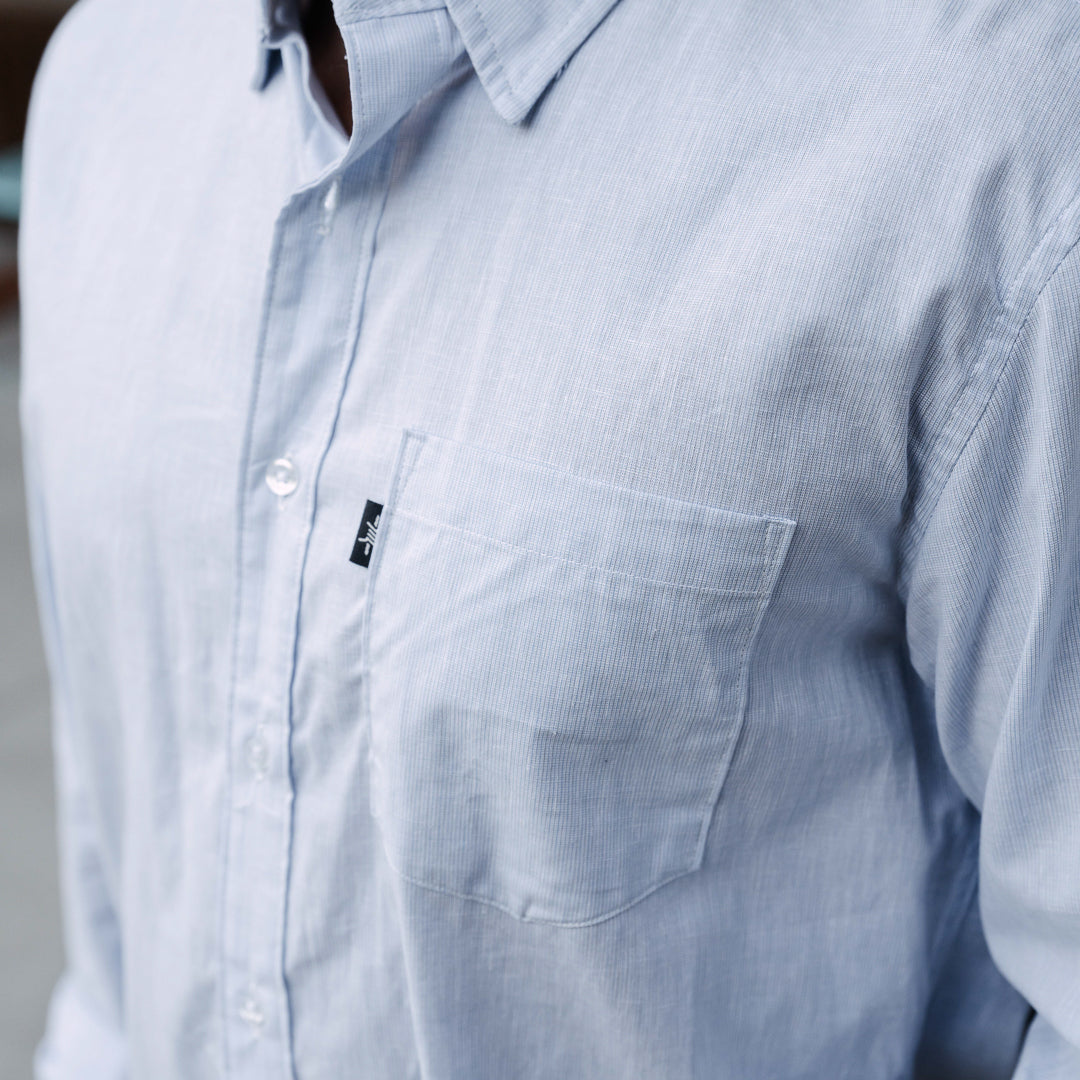 Texas Check - Borden Blue