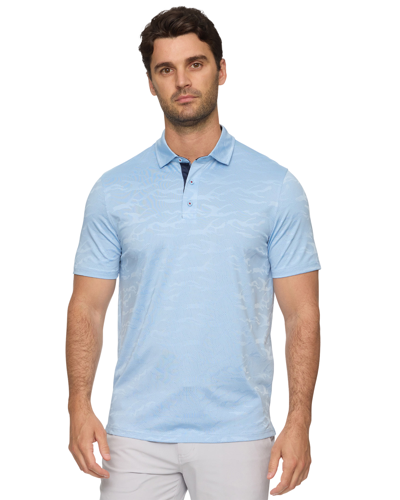 Arcadia SS Camo Performance Polo