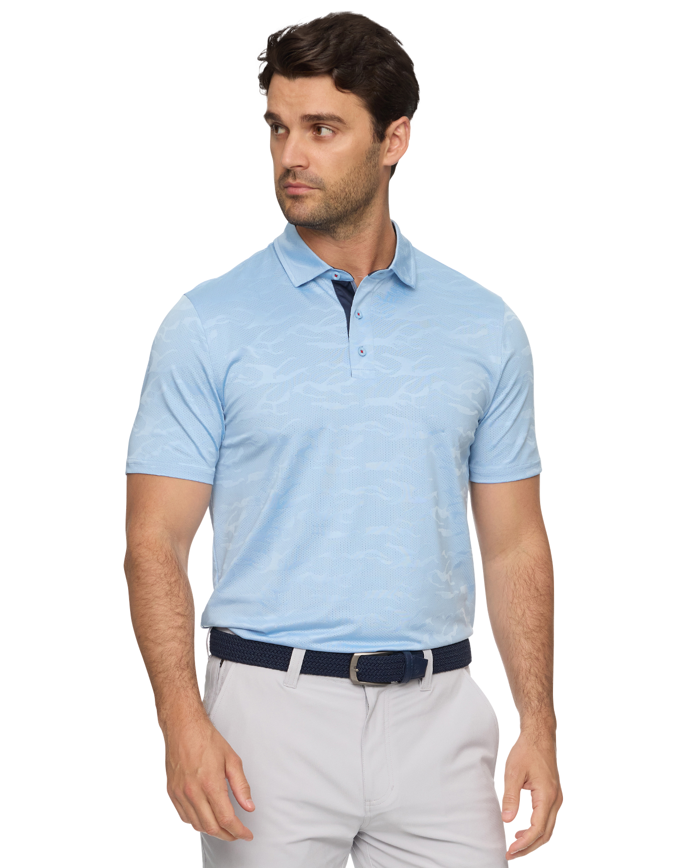 Arcadia SS Camo Performance Polo