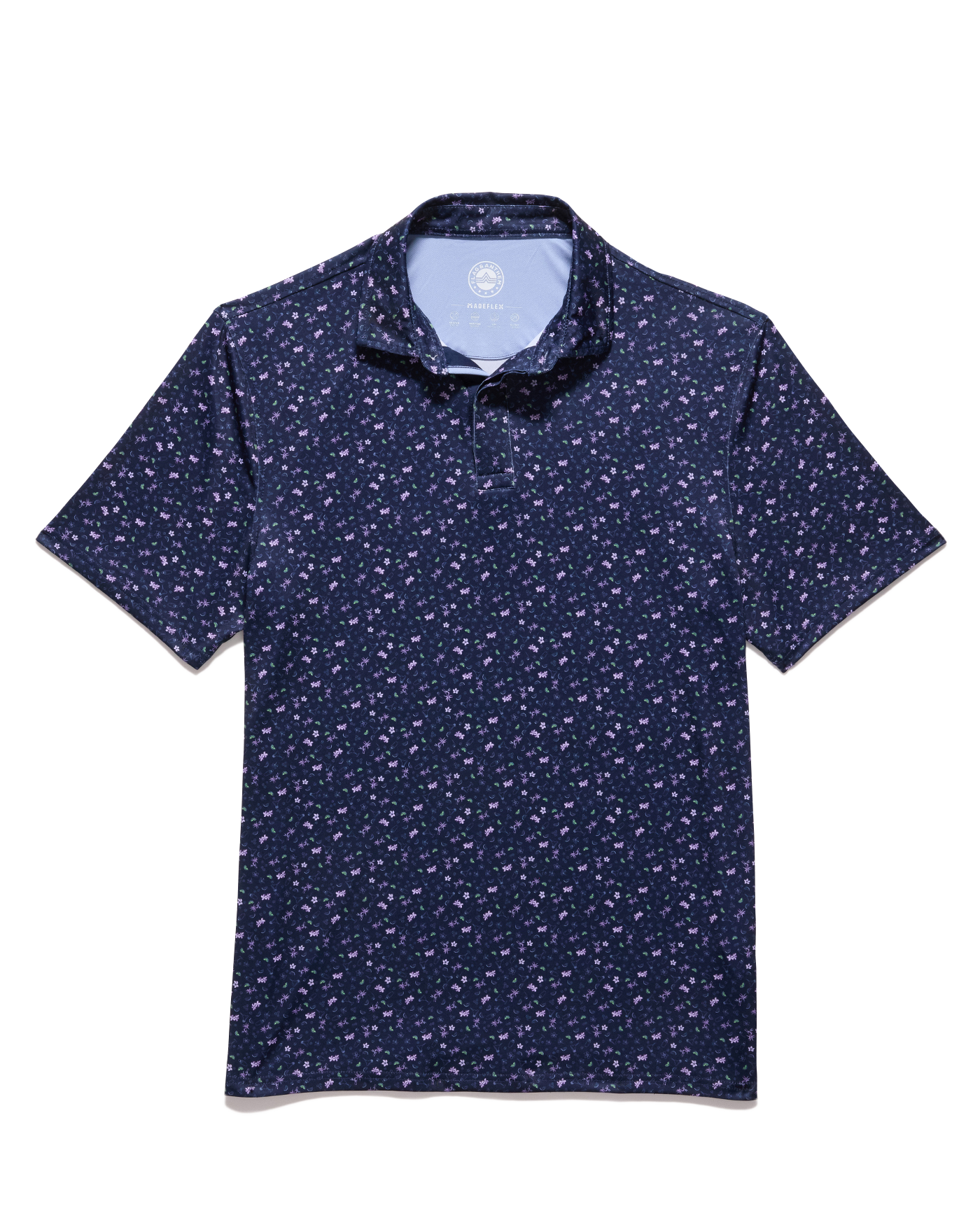 Laguna SS Drink Print Performance Polo