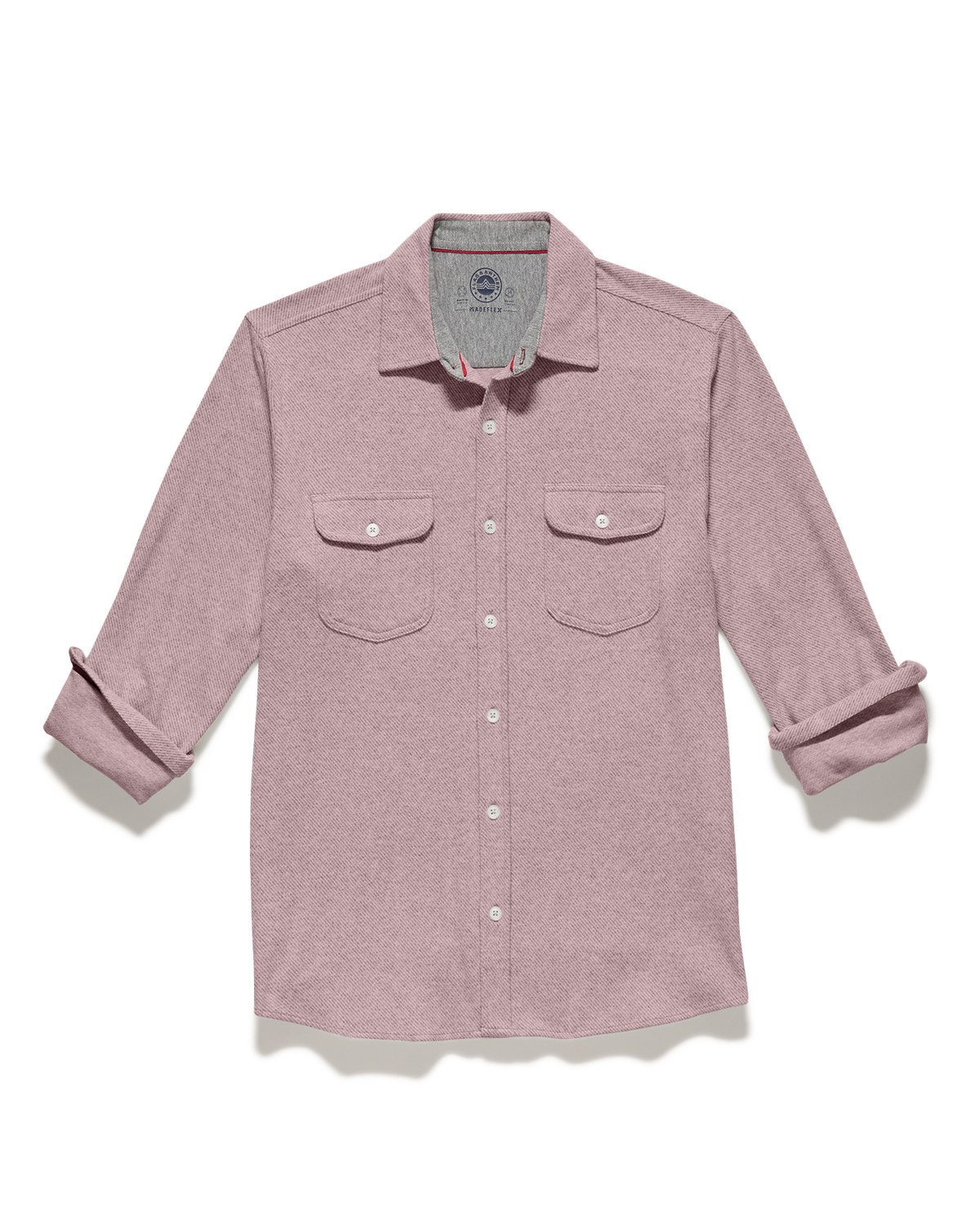 Hero Solid Twill Knit Flannel Shirt