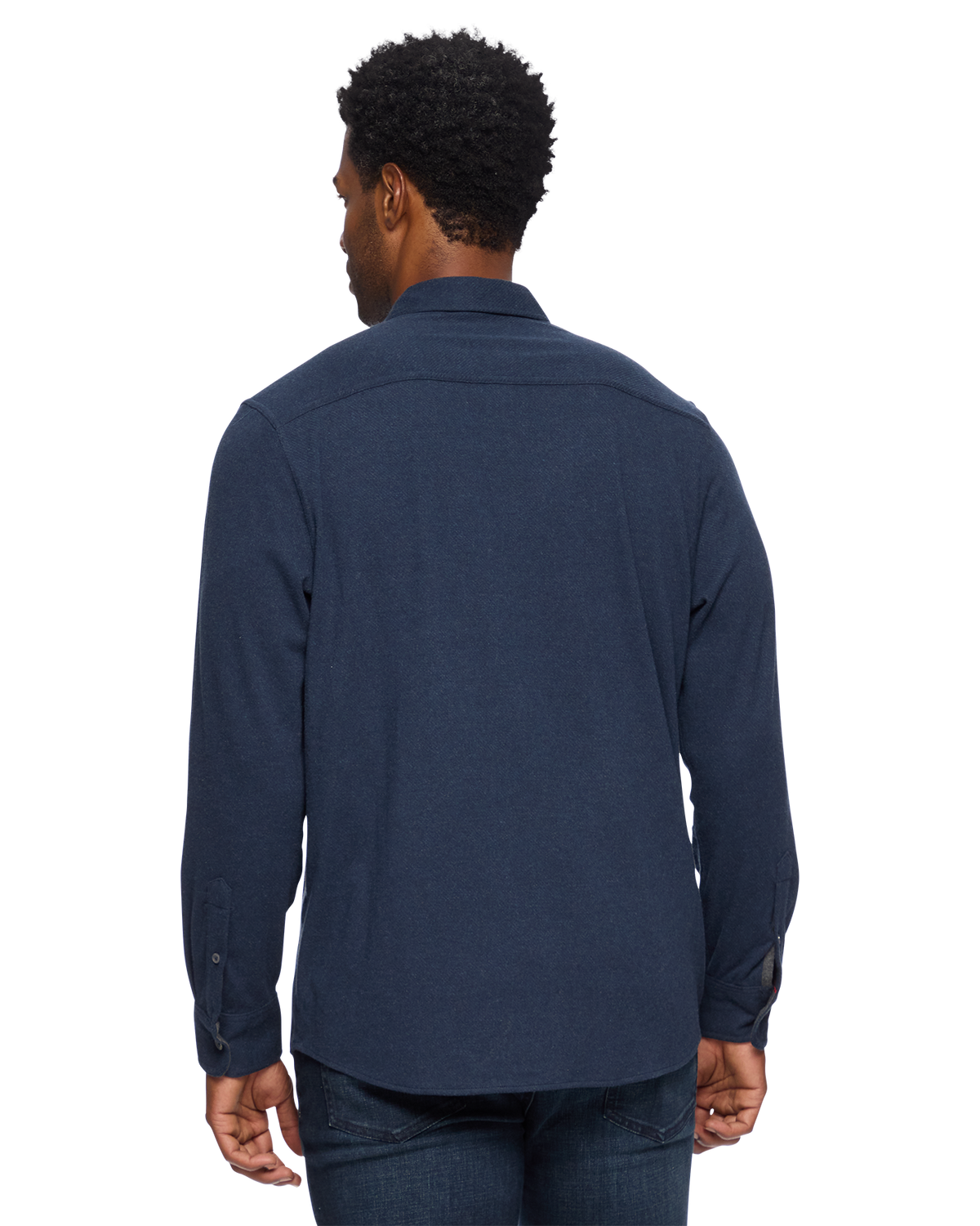 Hero Solid Twill Knit Flannel Shirt
