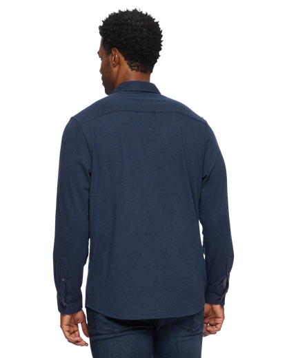 Hero Solid Twill Knit Flannel Shirt