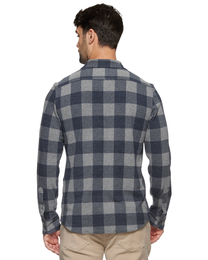 Thatcher Ls Hero Knit Flannel Shirt