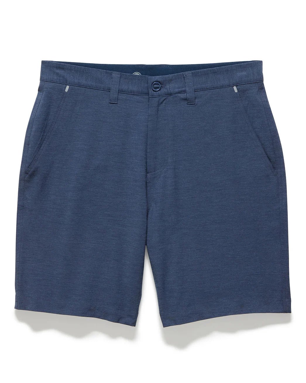 COTTON BLEND ANY-WEAR PERFORMANCE SHORT - 8" INSEAM in navy, stretch, quick-dry by FLAG & ANTHEM