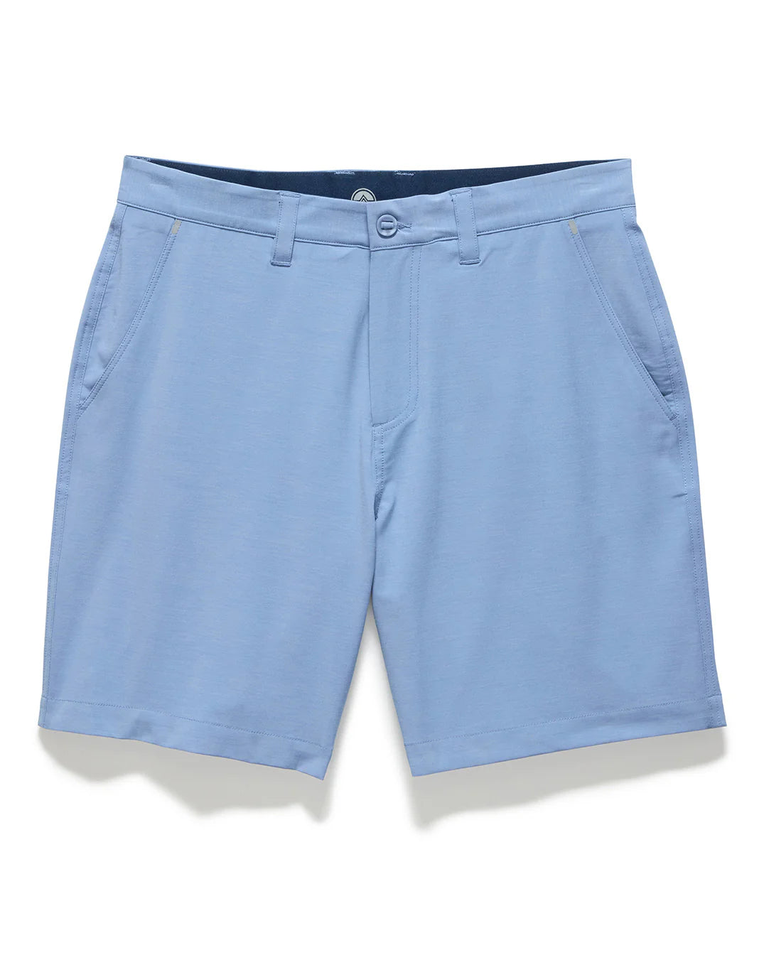 COTTON BLEND ANY-WEAR PERFORMANCE SHORT - 8" INSEAM in blue, quick-dry, stretch fabric by FLAG & ANTHEM