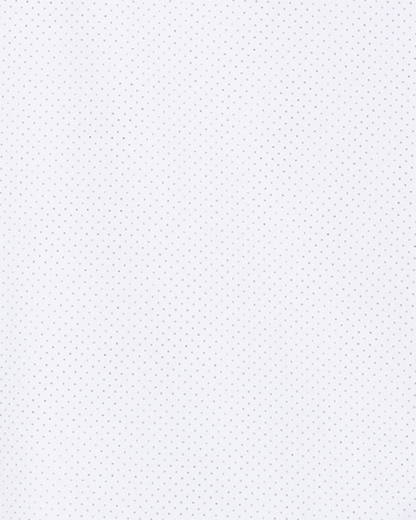 Loretto LS Dot Print Journey Shirt in white with navy dots