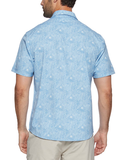 Oakman Ss Palm Print Performance Shirt