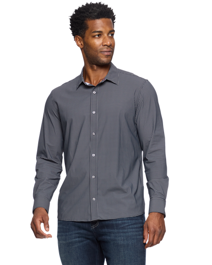 Patton Ls Gingham Journey Shirt