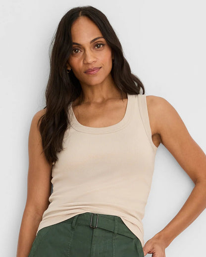 Perfect Knit Rib Scoop Tank