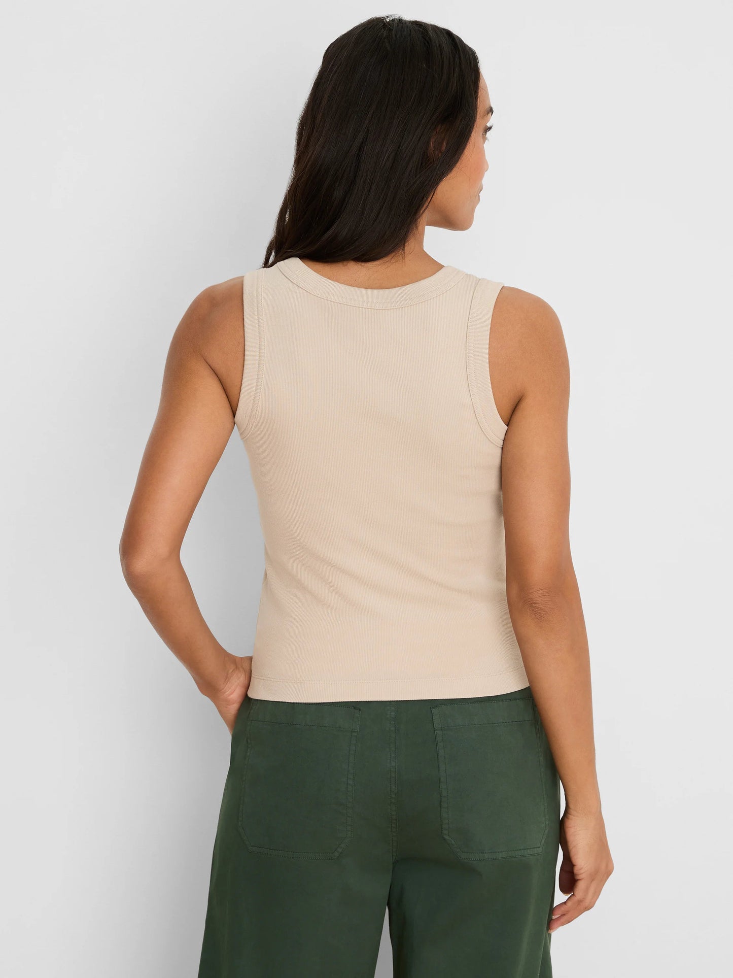 Perfect Knit Rib Scoop Tank