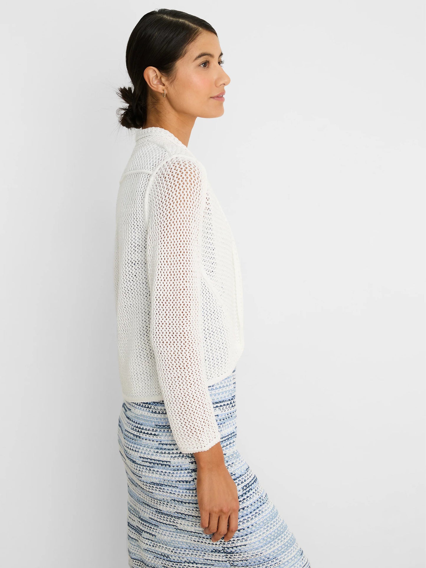 Mesh Cocoon Cardigan