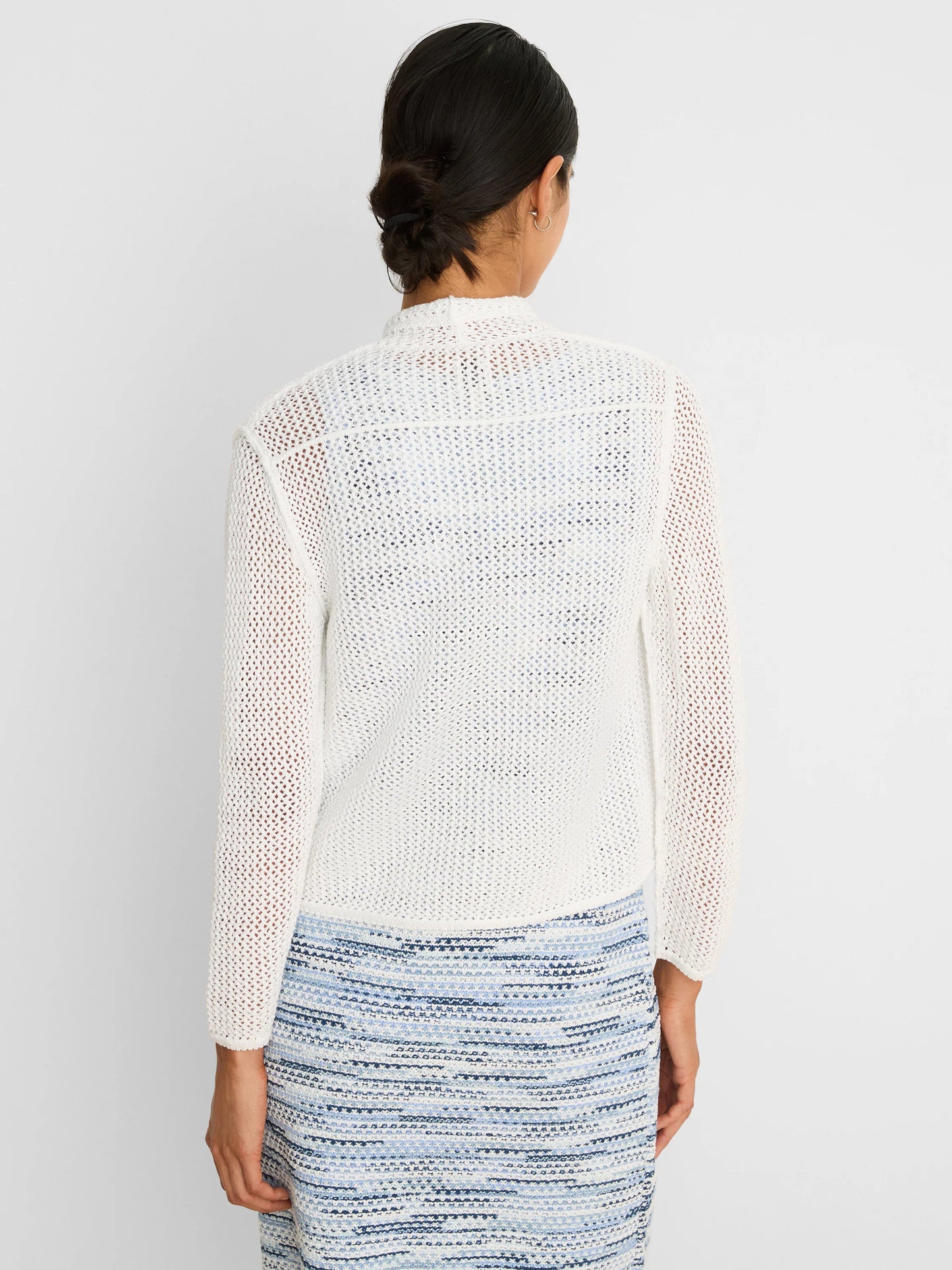 Mesh Cocoon Cardigan