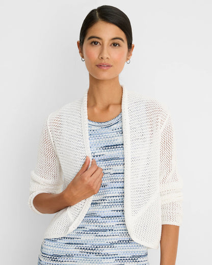 Mesh Cocoon Cardigan