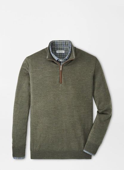Autumn Crest Suede Trim Quarter-Zip