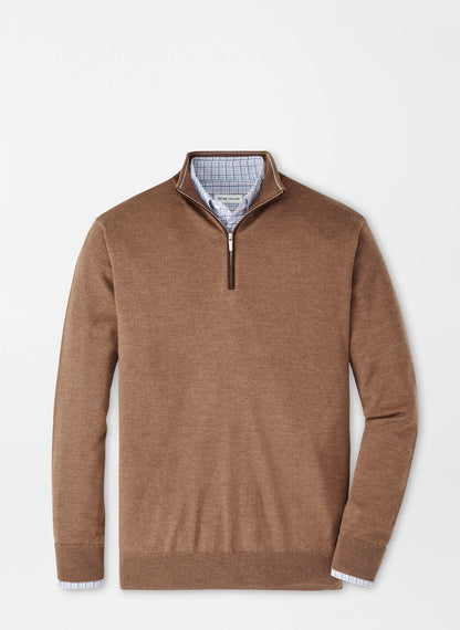 Autumn Crest Suede Trim Quarter-Zip