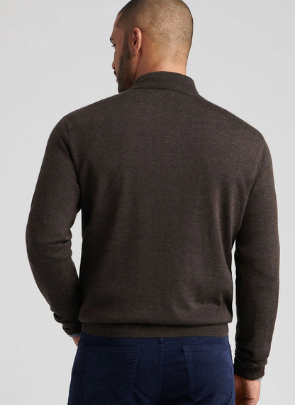 Autumn Crest Suede Trim Quarter-Zip